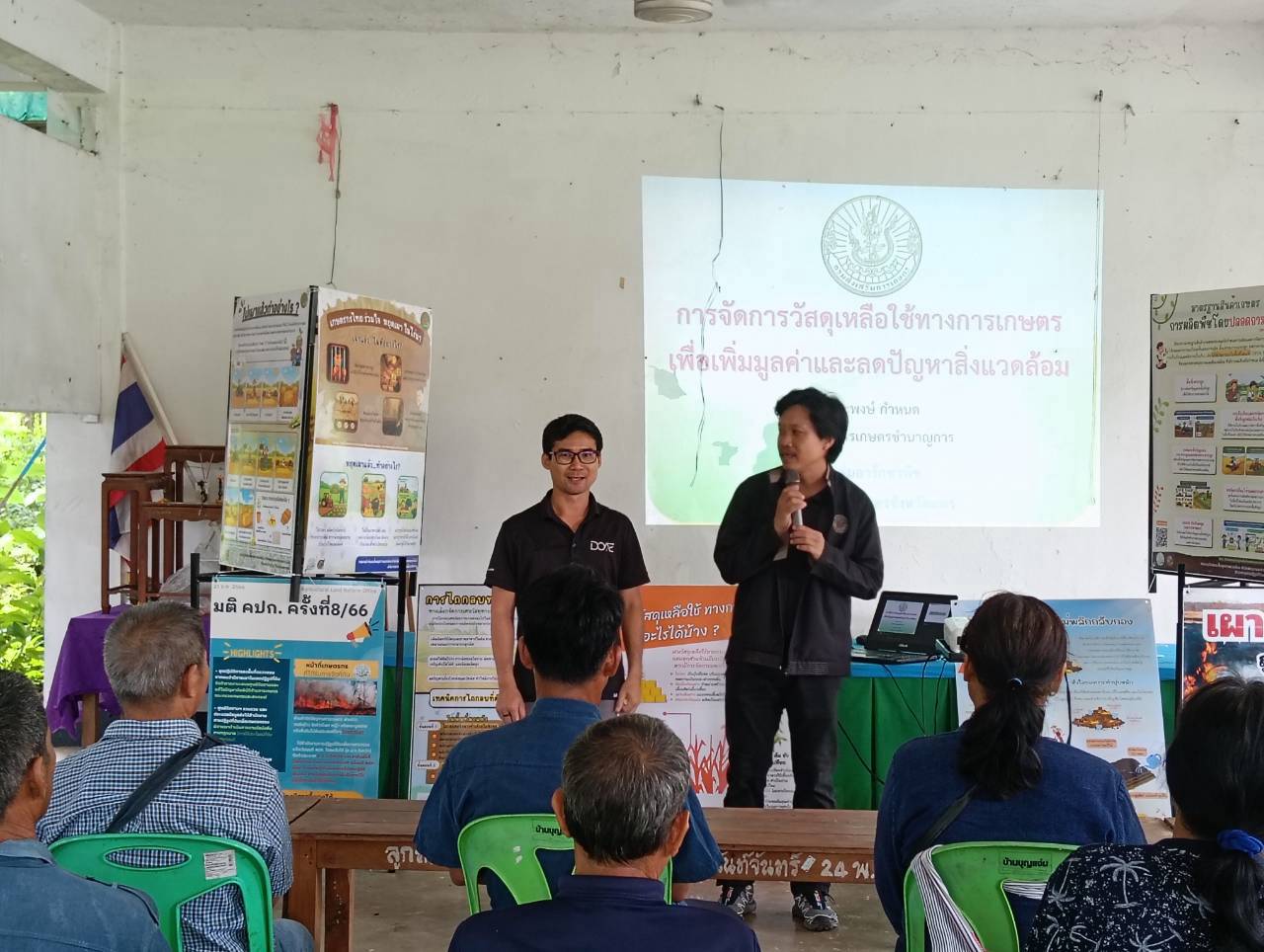 title - ส.ป.ก.แพร่ จัดฝึกอบรมเชิงปฏิบัติการ  โครงการลดการเผาเศษวัสดุเหลือใช้ทางการเกษตรฯ 
